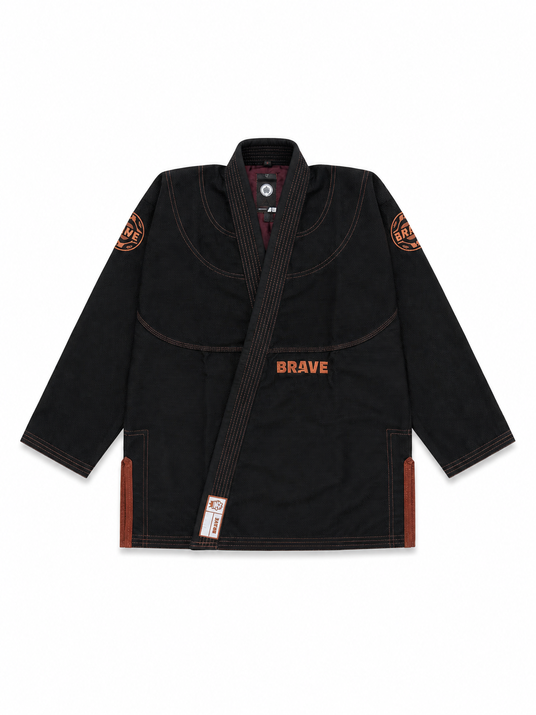 Brave Be Water Black on Brown