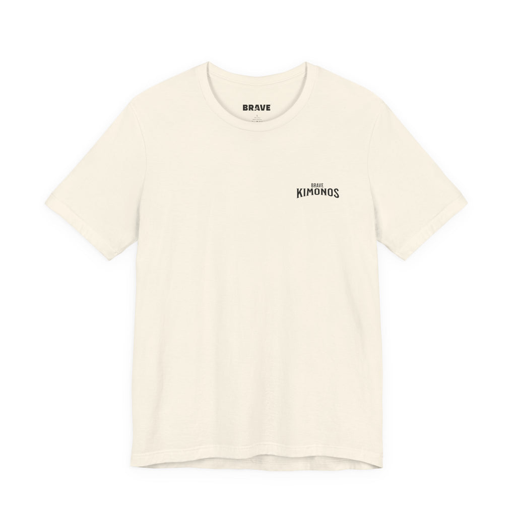 Skull Graphic Tee — Brave Kimonos Back Print Casual T-Shirt