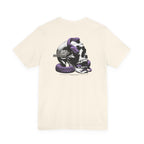 Skull & Purple Snake Graphic Tee — Vintage Gothic Skull T-Shirt