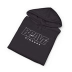 Brave Kimonos Hoodie — Athletic Black Pullover with 'BRAVE KIMONOS' Logo