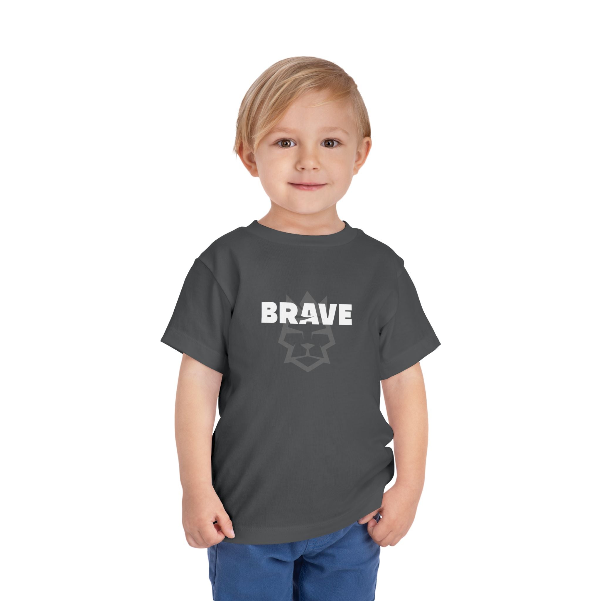 Toddler Tee — Minimal Crown Lion Logo Kids T‑Shirt