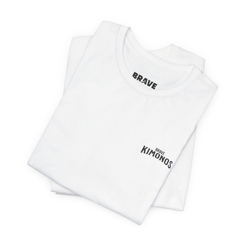 Skull Graphic Tee — Brave Kimonos Back Print Casual T-Shirt