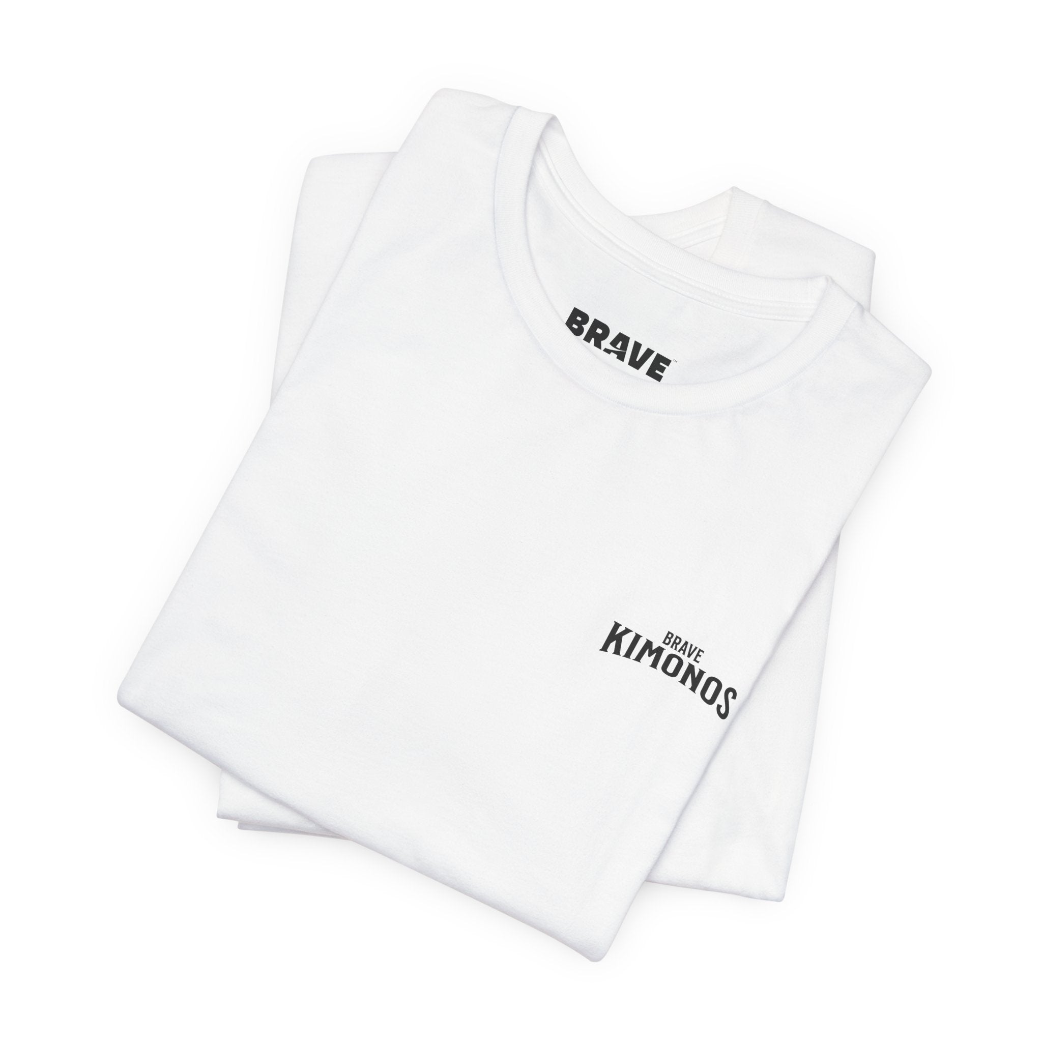 Skull Graphic Tee — Brave Kimonos Back Print Casual T-Shirt