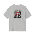 Tokyo Graphic Tee — "Brave Spirit" Oversized Boxy Shirt