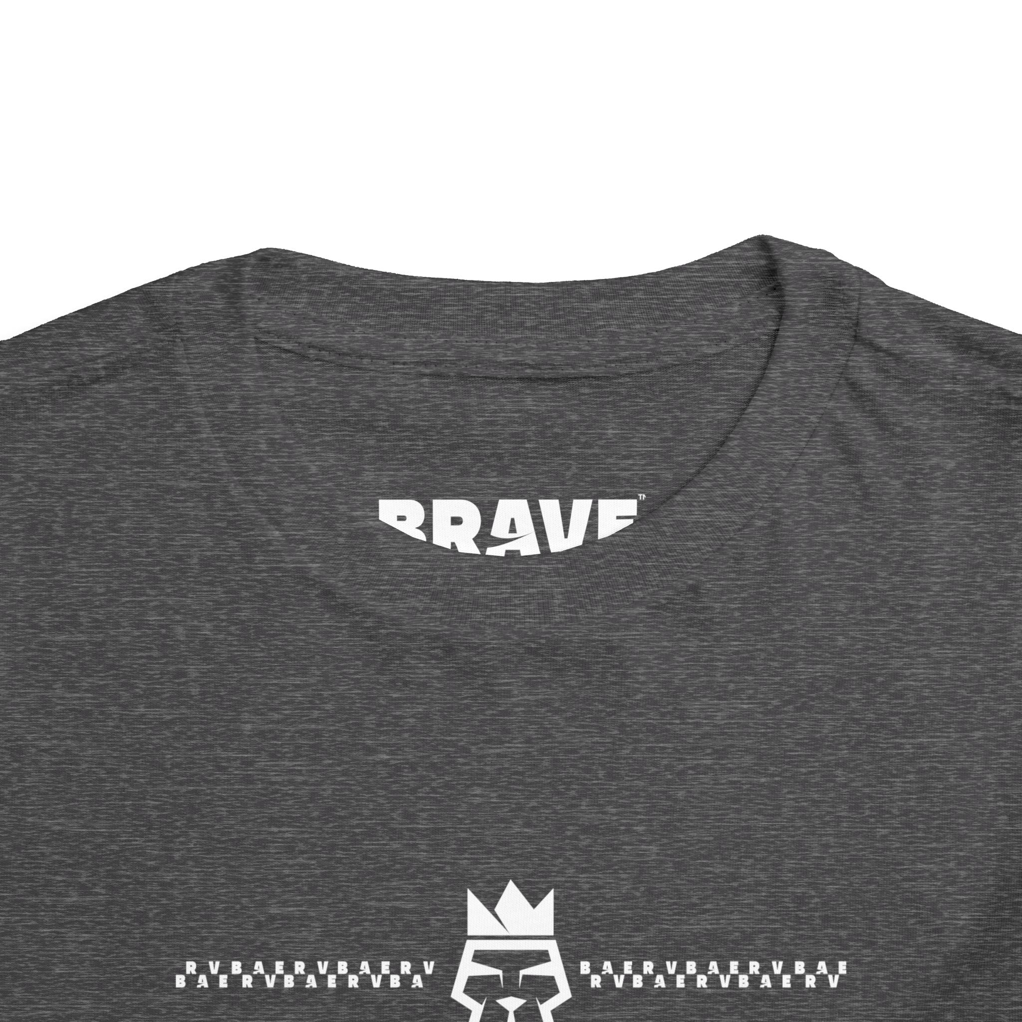 Toddler Tee — 'Brave' Crown Logo Kids Shirt