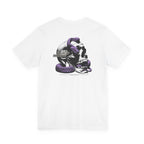 Skull & Purple Snake Graphic Tee — Vintage Gothic Skull T-Shirt