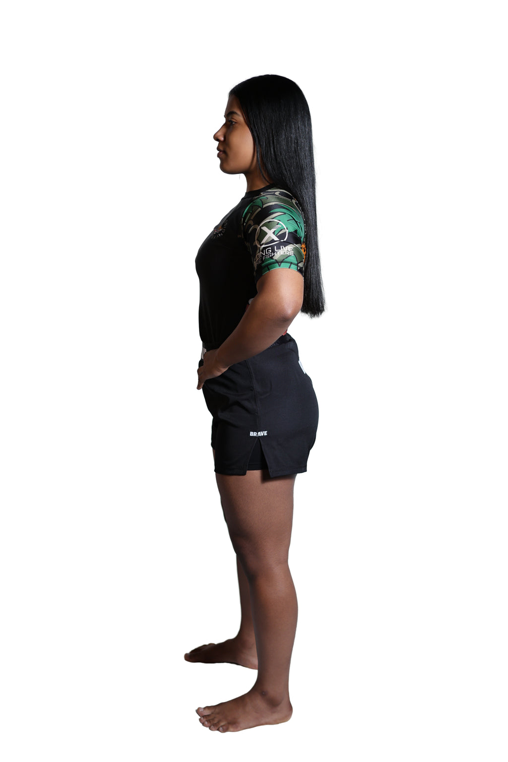 Brave Kimonos X Submission Snax  Jaguar Rash Guard short sleeve
