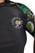 Brave Kimonos X Submission Snax  Jaguar Rash Guard short sleeve