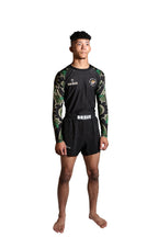 Brave Kimonos X Submission Snax  Jaguar Rash Guard Long sleeve