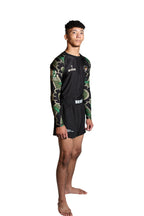 Brave Kimonos X Submission Snax  Jaguar Rash Guard Long sleeve