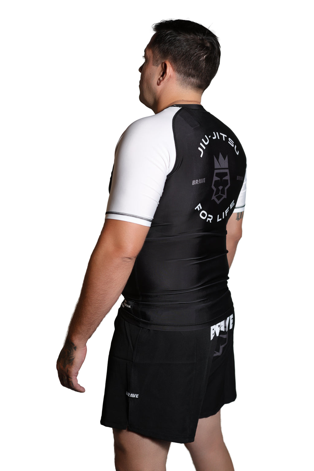 Jiujitsu For Life Rashguard White
