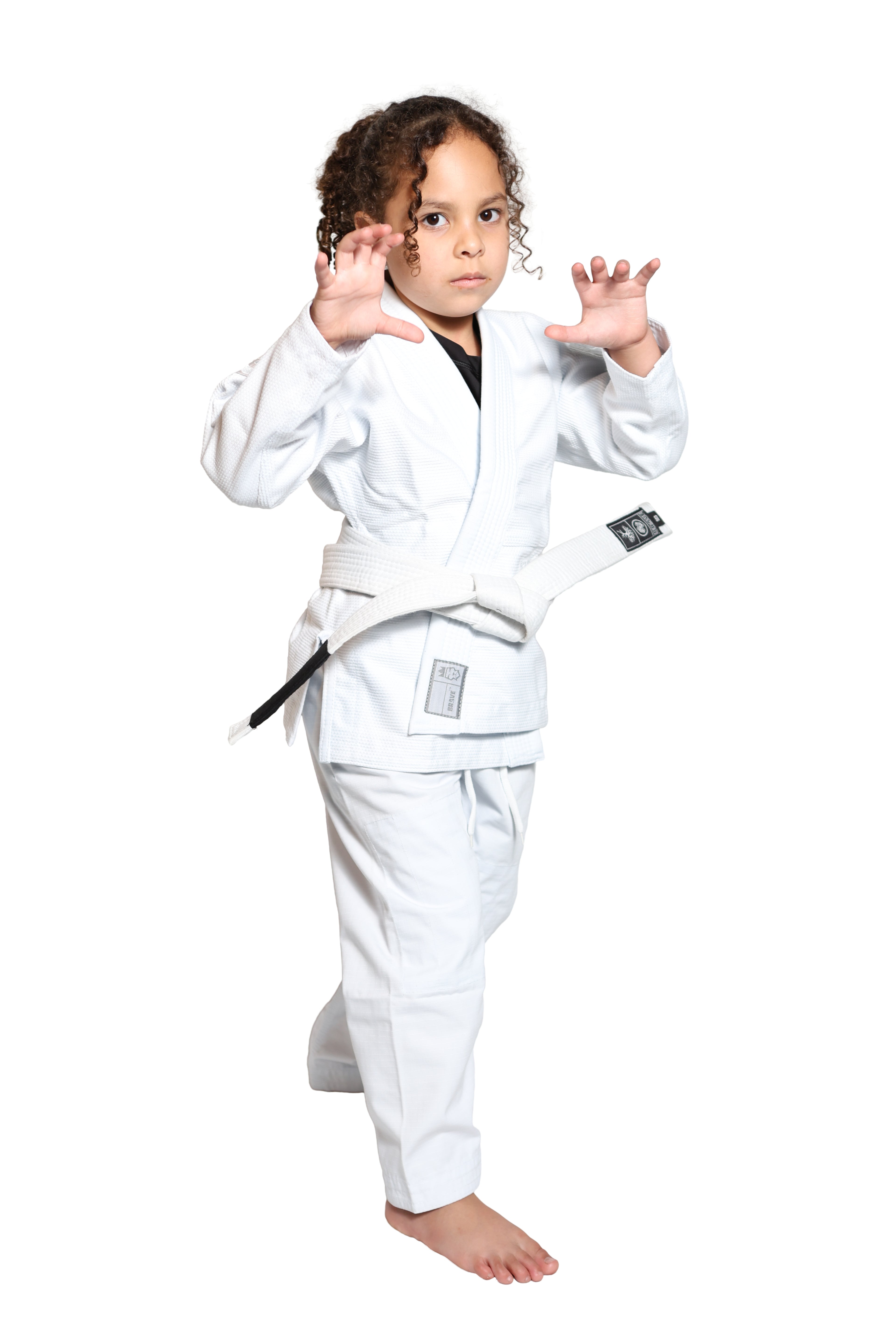 Be water kids Gi - White on White
