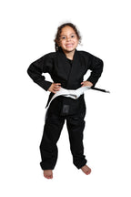 Be Water kids Gi - Black on Black