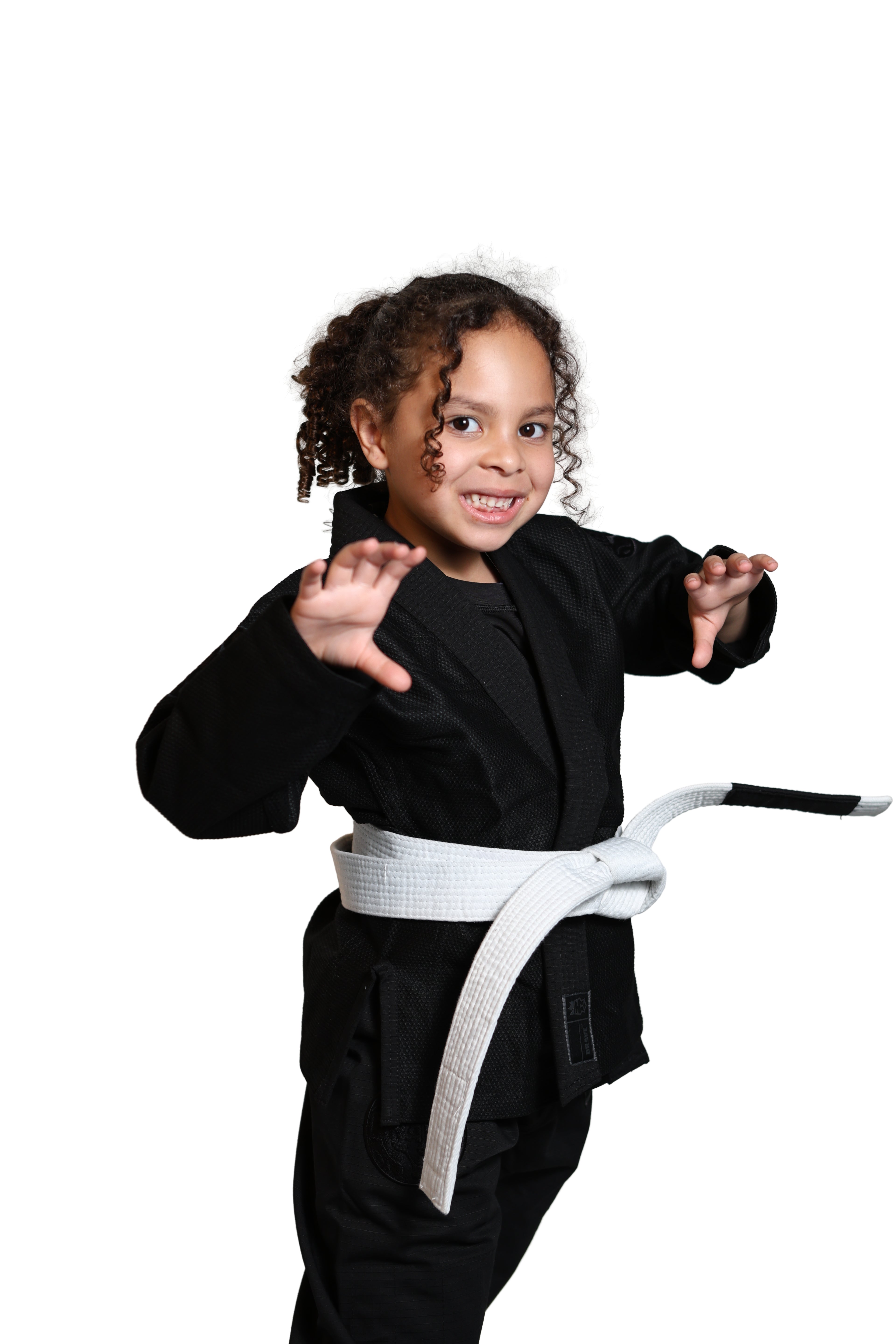 Be Water kids Gi - Black on Black
