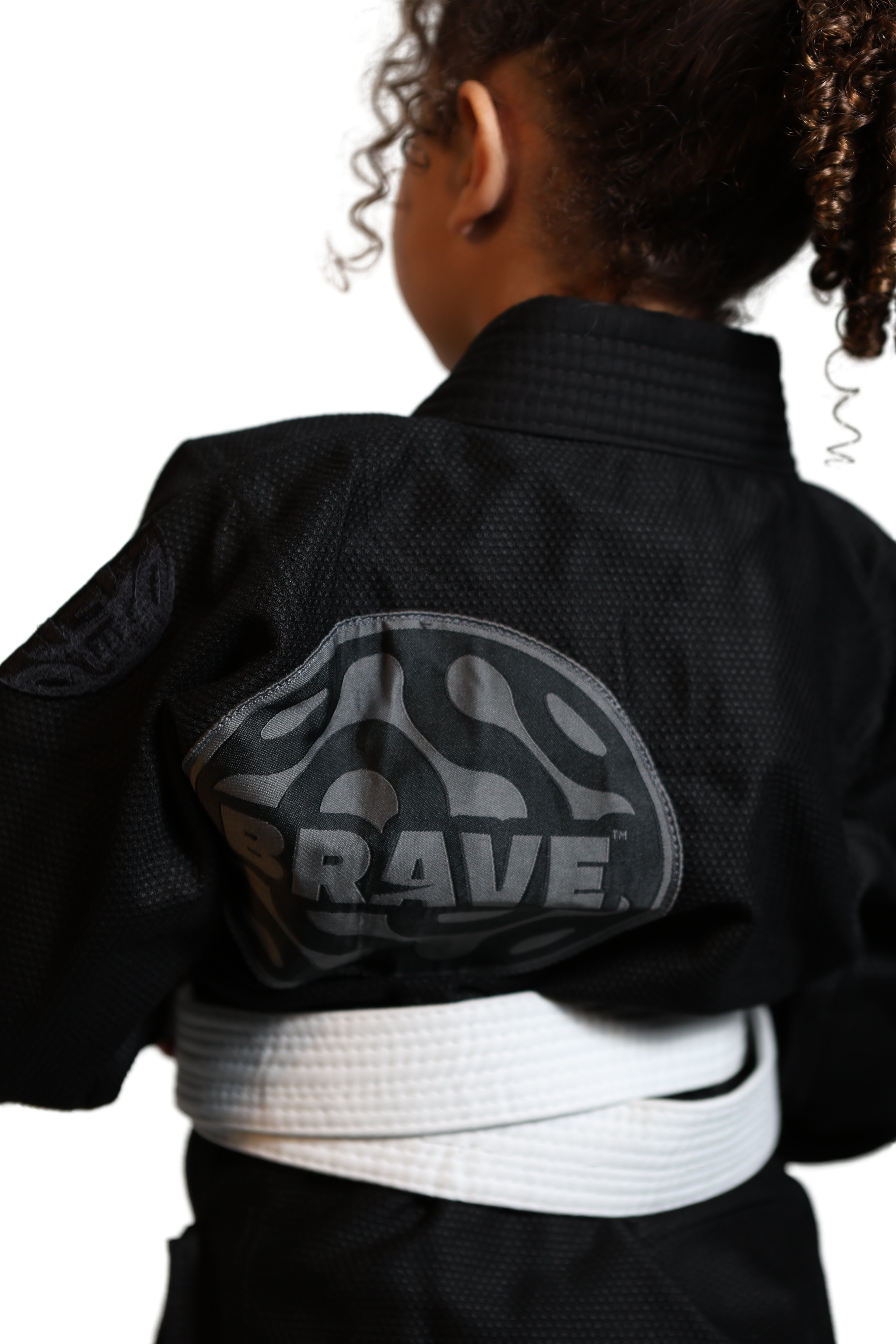 Be Water kids Gi - Black on Black