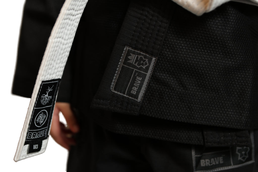 Be Water kids Gi - Black on Black