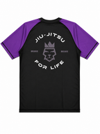 Jiujitsu For Life Rashguard Purple