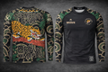 Brave Kimonos X Submission Snax  Jaguar Rash Guard Long sleeve