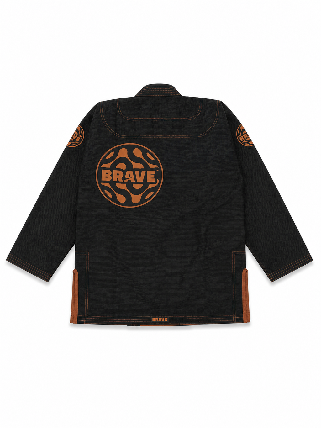 Brave Be Water Black on Brown