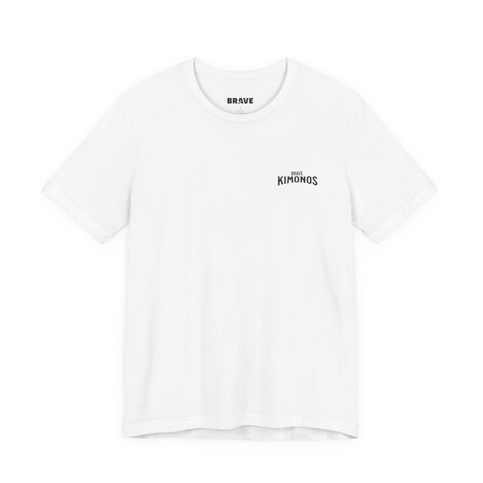 Skull Graphic Tee — Brave Kimonos Back Print Casual T-Shirt