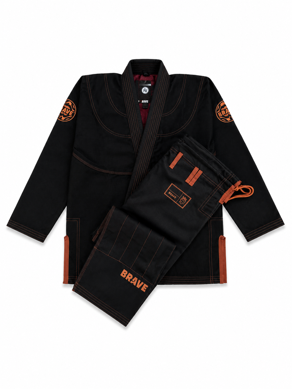 Brave Be Water Black on Brown
