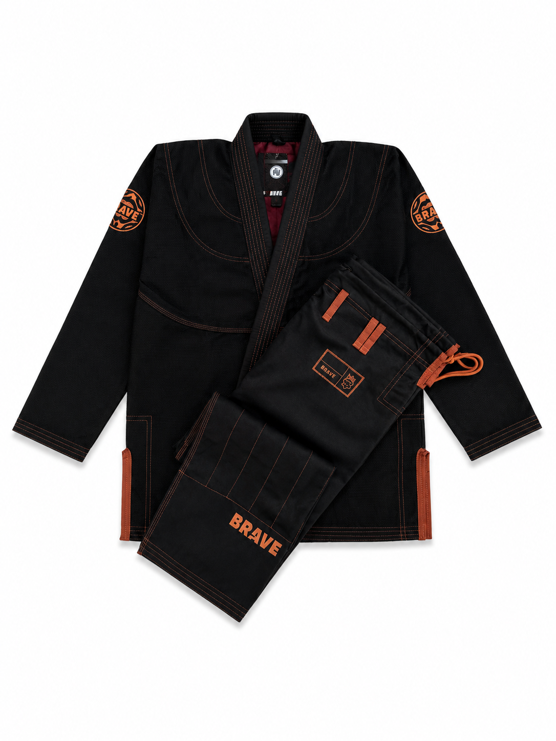 Brave Be Water Black on Brown