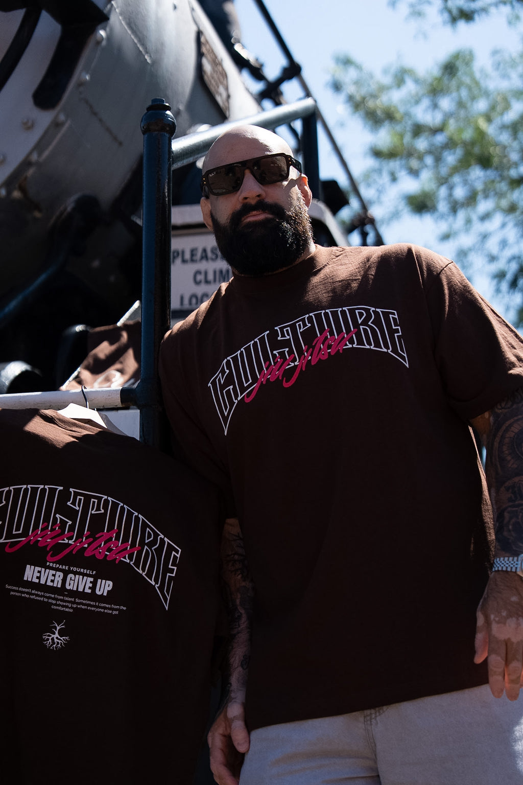 NEVER GIVE UP COJ SHIRT