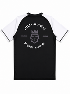 Jiujitsu For Life Rashguard White