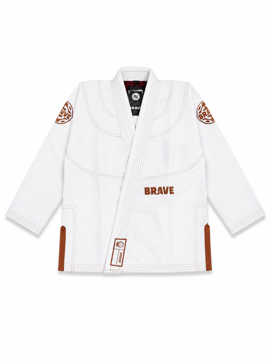 Be Water kids Gi White and Brown