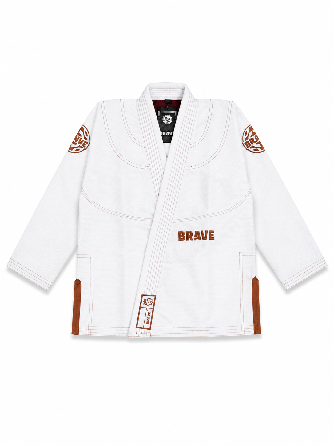 Be Water kids Gi White and Brown