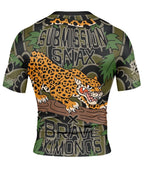 Brave Kimonos X Submission Snax  Jaguar Rash Guard KIDS