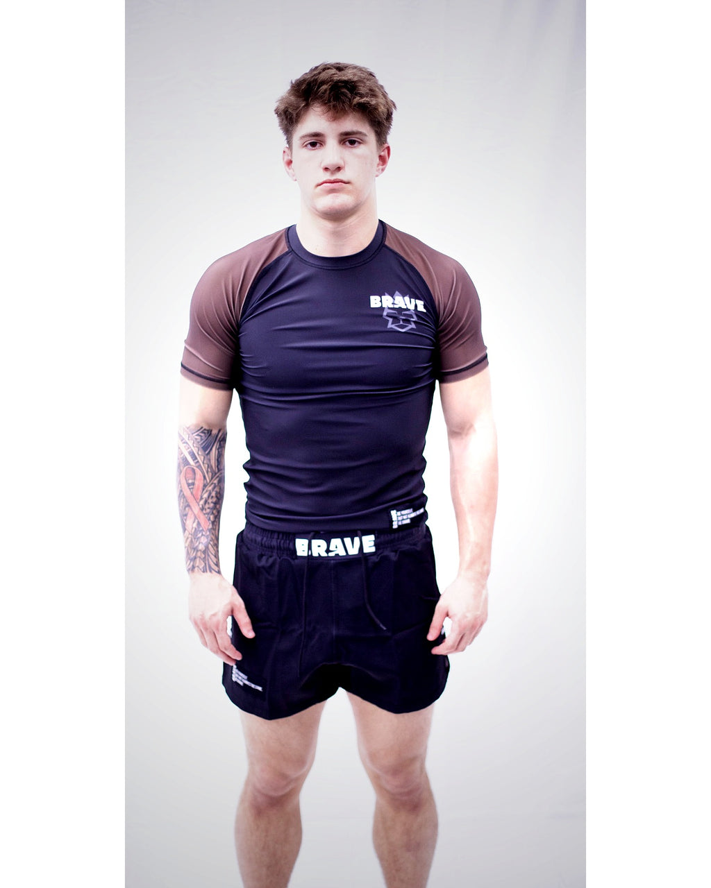 Jiujitsu For Life Rashguard Brown