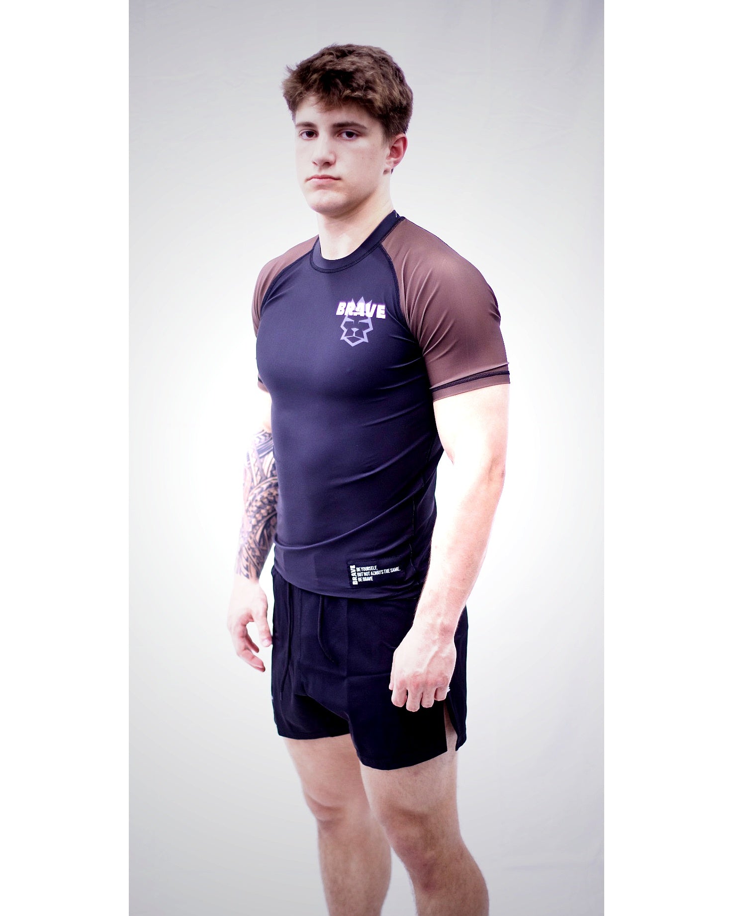 Jiujitsu For Life Rashguard Brown