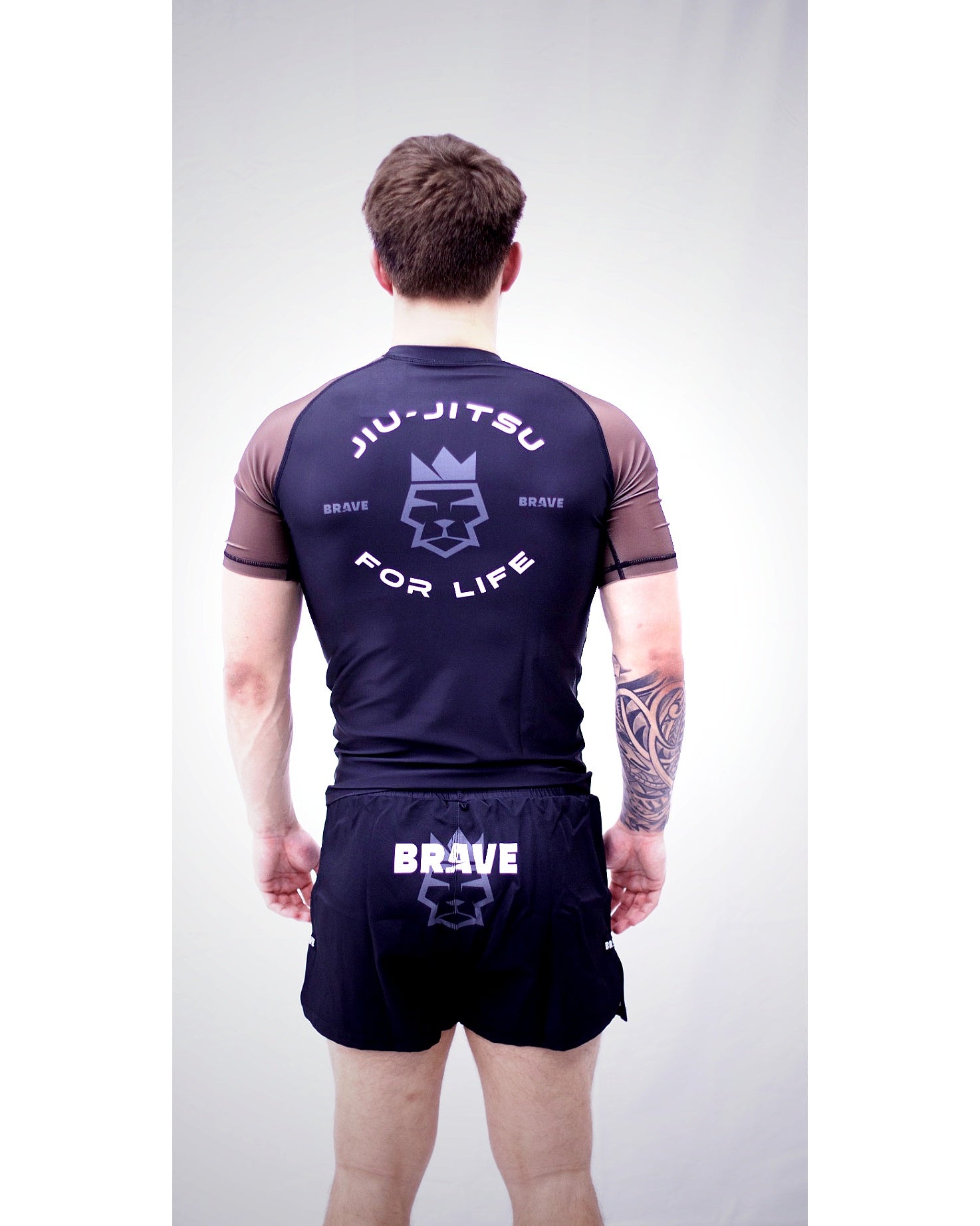 Jiujitsu For Life Rashguard Brown