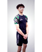 Brave Kimonos X Submission Snax  Jaguar Rash Guard short sleeve