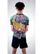 Brave Kimonos X Submission Snax  Jaguar Rash Guard short sleeve