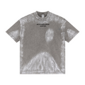 260GSM Unisex Painted Pigment-Wash T-shirt Medium Grey